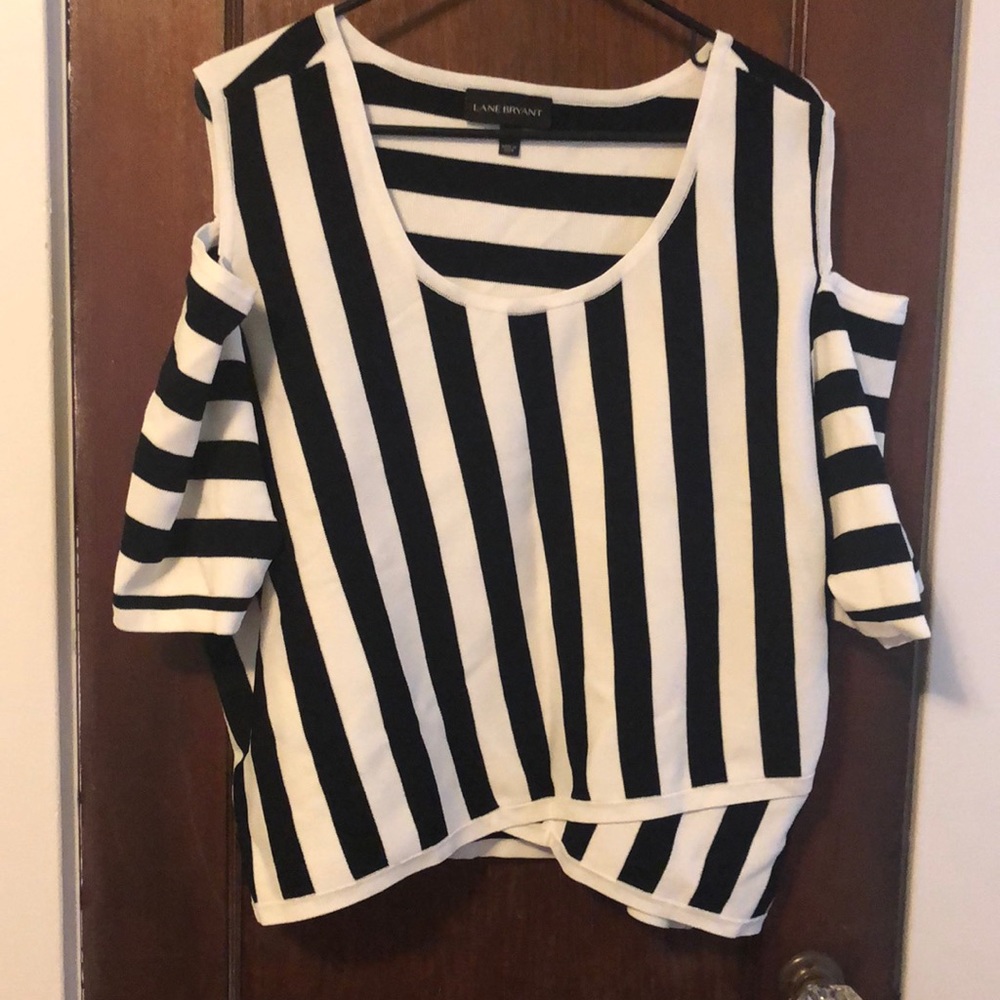 Striped Crop Top Sweater